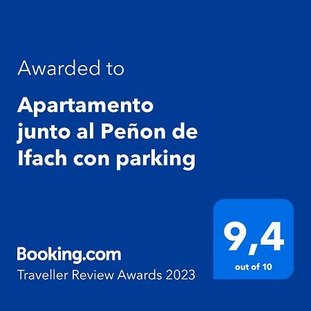 Apartamento Junto Al Penon De Ifach Con Parking Calpe Exteriör bild