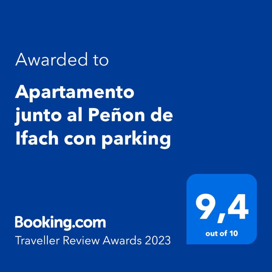 Apartamento Junto Al Penon De Ifach Con Parking Calpe Exteriör bild